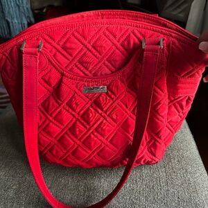 Vera Bradley Red Glenna Shoulder Bag